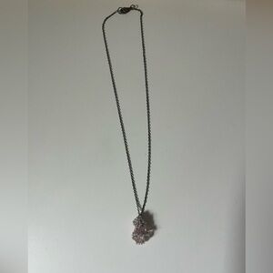 Crocheted Bead French Necklace